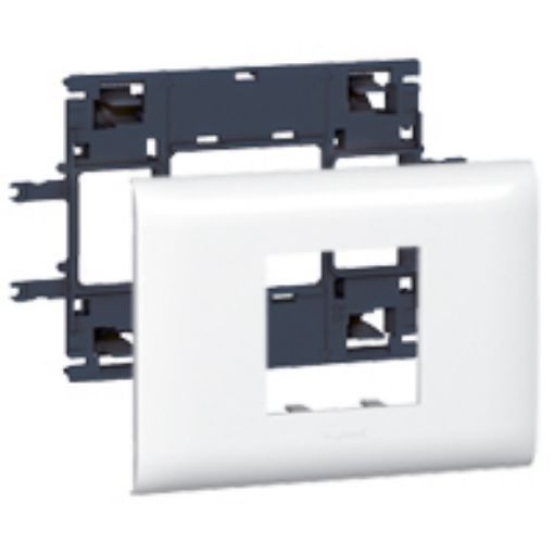 Picture of 2-element Mosaic support base in DLP channel with 85mm cover 010992