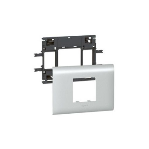 Picture of 2-element Mosaic support base in DLP Aluminum Channel with 85mm Cover 011212