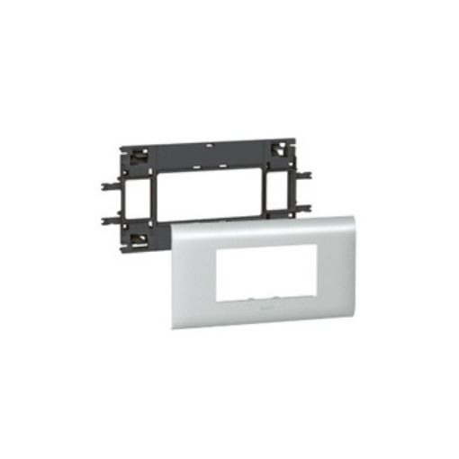 Picture of 4-element Mosaic support base in DLP Aluminum Channel with 85mm Cover 011214