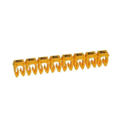 Picture of Cable Marking 0.5-1.5mm² "4" Yellow CAB3 038214