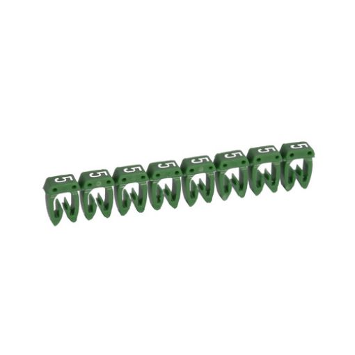 Picture of Cable Marking 4-6mm² "5" Green CAB3 038235