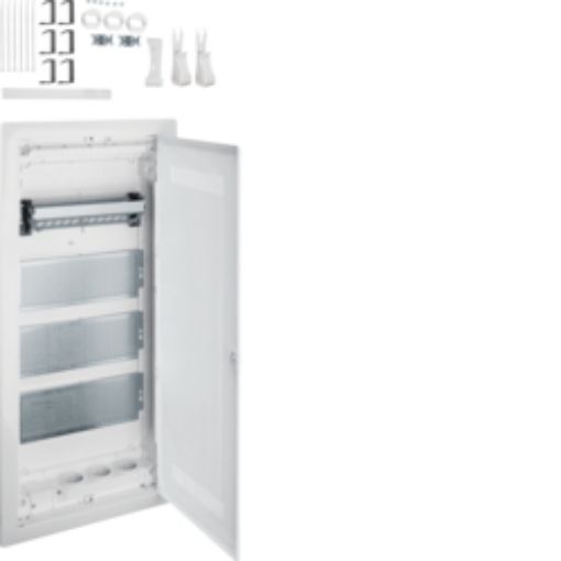 Εικόνα της VU48WWH VOLTA MULTIMEDIA Πίνακας Χωνευτός 4x12 314x740x89mm IP30 Πλαστική Πόρτα