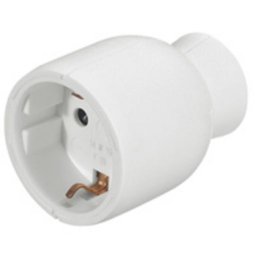 Picture of Schuko Female Plug 16A White 050189