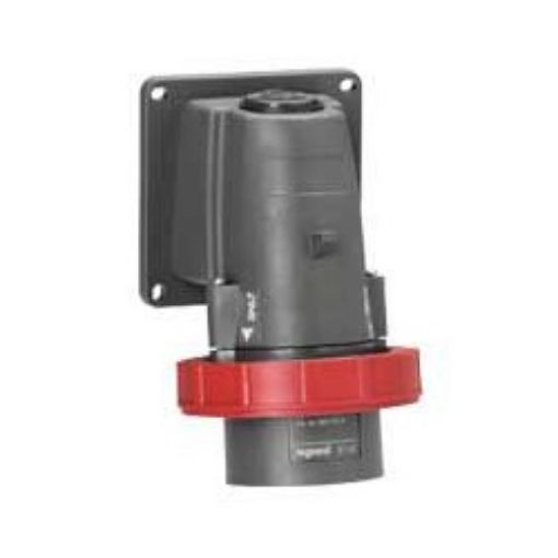 Picture of Panel Socket Male 4P 32A 400V 6h IP67 053090