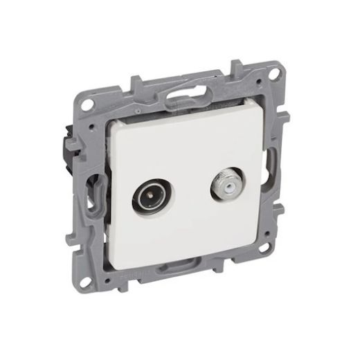 Picture of TV/SAT Socket Terminal White Niloe 664558
