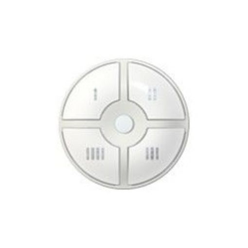 Picture of 4-Scenario PLC Switch Plate WHITE (White) Celiane 068090