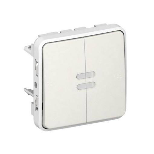 Picture of Double A/R Switch Mechanism Illuminated 230V White IP55 PLEXO 069626