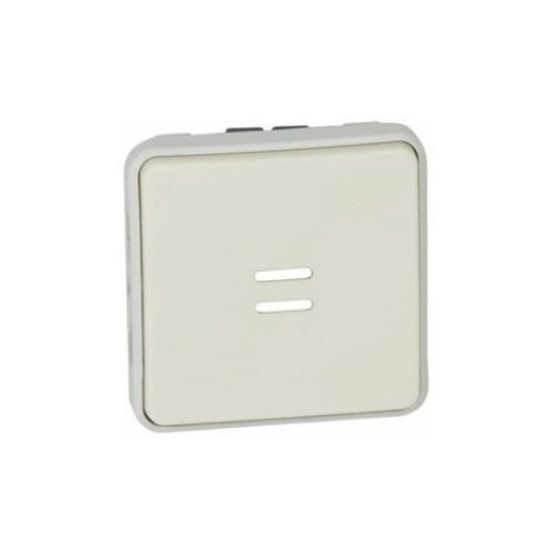 Picture of Illuminated Push Button Mechanism 230V White IP55 PLEXO 069632