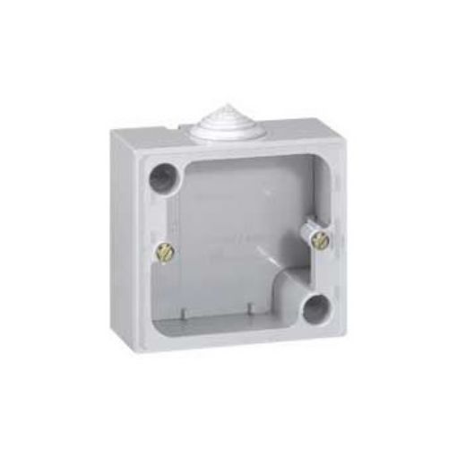 Picture of Wall Mount Box 1 Position IP55 Gray PLEXO 069651