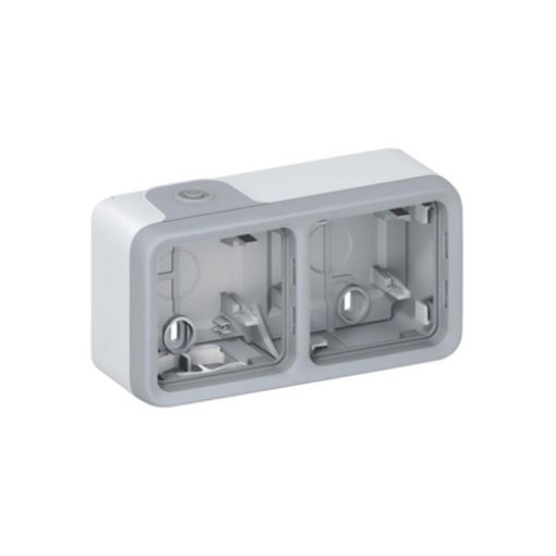 Picture of Wall Mounted Box 2 Positions Horizontal IP55 Gray PLEXO 069672
