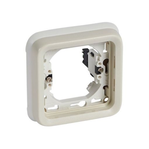 Picture of 1 Position Frame for Flush Mounting IP55 White PLEXO 069693