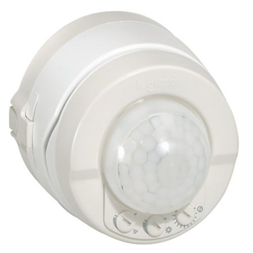 Picture of Wall Mounted PIR Motion Detector 360° 8m IP55 White 069780