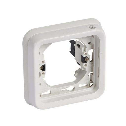 Picture of 1 Position Frame for Recessed Installation Antimicrobial IP55 Artic Plexo 070793