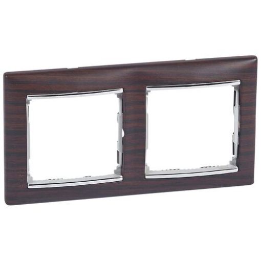 Picture of 2-Seater Horizontal Frame Dark Wood/Silver Valena 770372