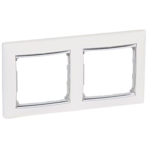 Picture of 2-Seater Frame White/Silver Valena 770492