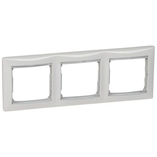 Picture of 3-Seater Frame White/Silver Valena 770493
