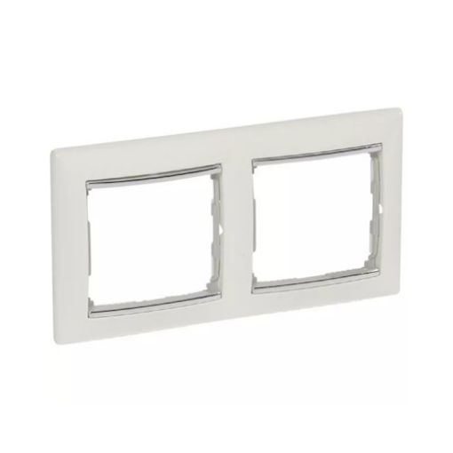 Picture of 2-Seater Vertical Frame White/Silver Valena 770496