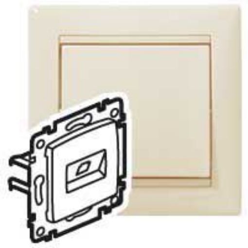 Picture of Double RJ45 Network Socket Cream Valena 774147