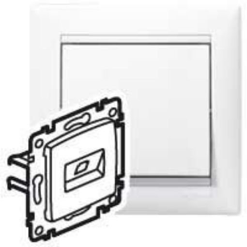 Picture of RJ45 CAT6 Network Socket White Valena 774246