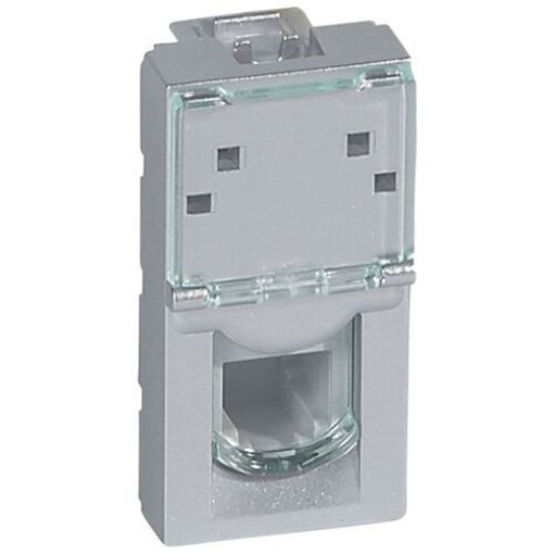 Picture of Telephone Socket RJ11 4 Contacts Aluminum 1 Element Mosaic 079231