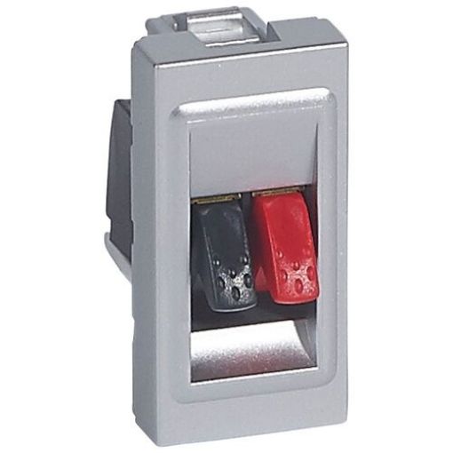 Picture of Speaker Socket Aluminum 1 Element Mosaic 079250