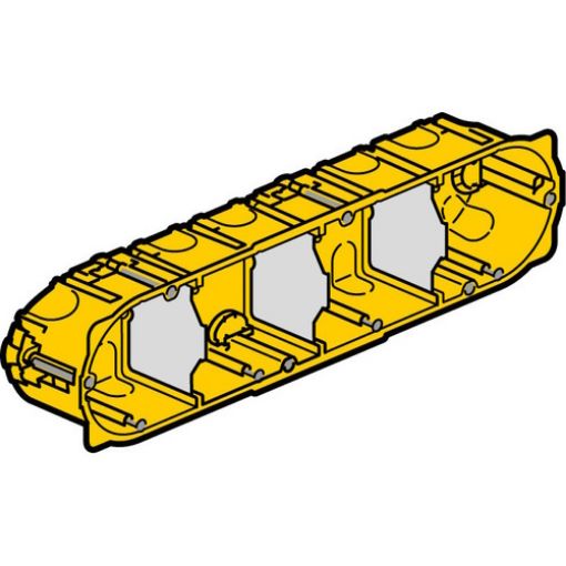 Picture of 4-Position Plasterboard Switch Box Depth 40mm 080044