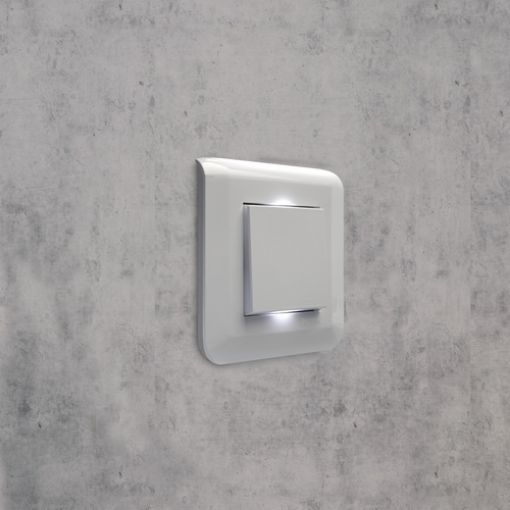Picture of A/P Switch 10A 2 Elements White Mosaic 077011L