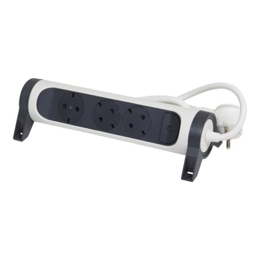 Picture of Multi-socket 3 Socket 3m 3G1.5mm² White/Black 694535