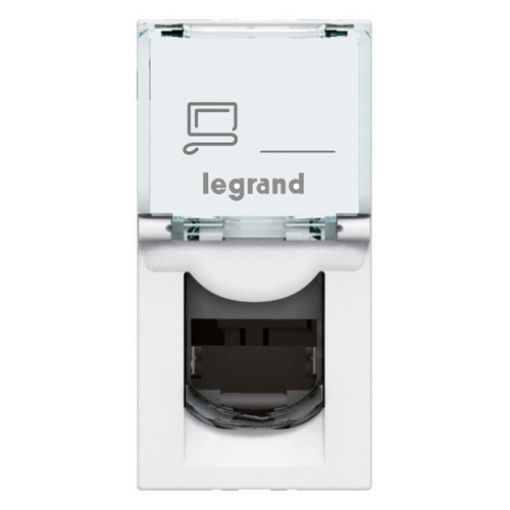 Picture of Network Socket UTP CAT6A 1 Element White Mosaic 076571
