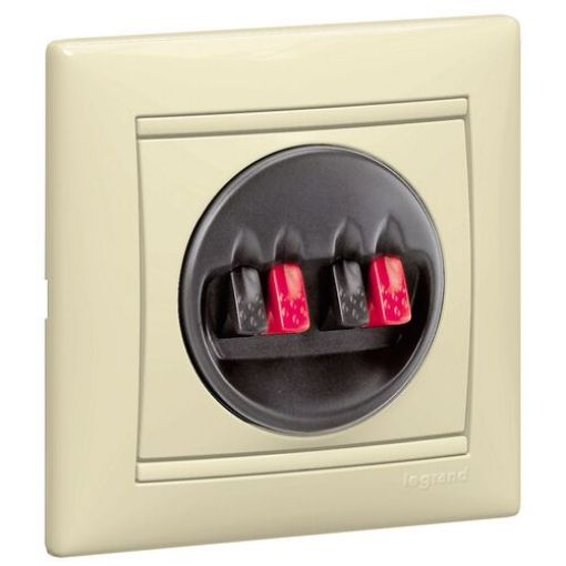 Picture of 2-Outlet Speaker Socket Cream Valena 774324