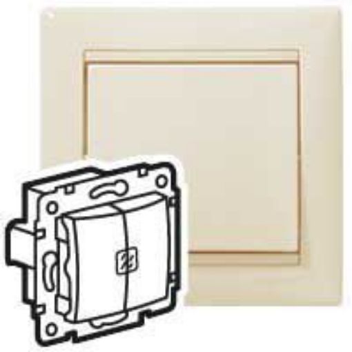 Picture of Valena 774328 Commutator Switch with Operation Indicator 230V Cream