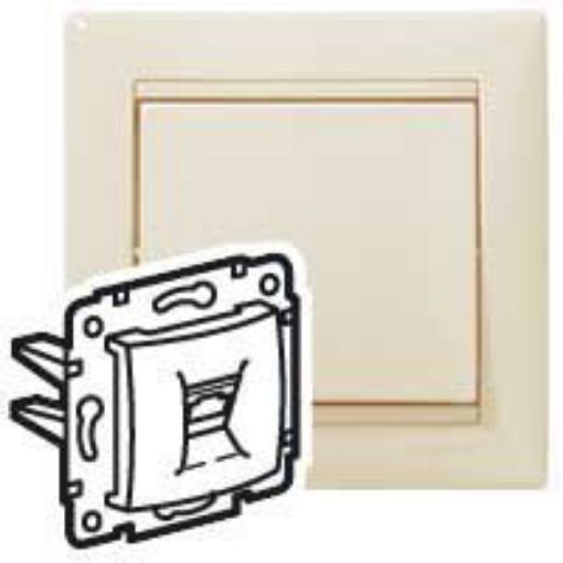 Picture of Telephone Socket RJ11 2 Outlets Cream Valena 774339