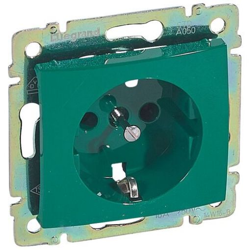 Picture of Schuko Socket Green Valena 774372
