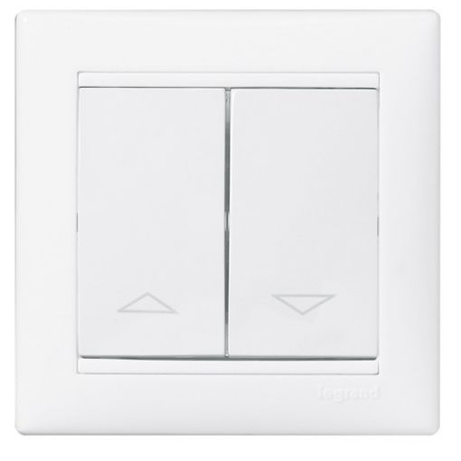 Picture of Roller Shutter Switch White Valena 774404