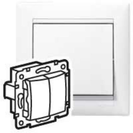 Picture of Valena 774405 White Commutator Switch