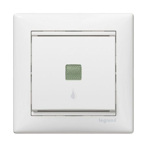 Picture of Illuminated Push Button 230V White Valena 774413
