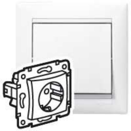 Picture of White Schuko Socket Valena 774420