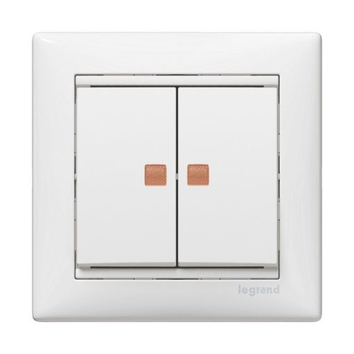 Picture of Valena 774428 White Commutator Switch with Operation Indicator