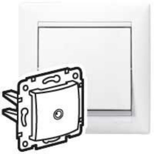 Picture of TV Socket Terminal White Valena 774430