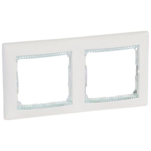 Picture of 2-Seater Frame White/Crystal Valena 774462