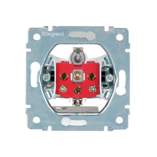 Picture of UPS Socket Mechanism Red Recessed Galea Life 775930