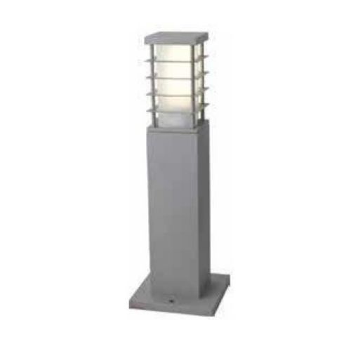 Picture of Square Column Floor Lamp with Gray Shade