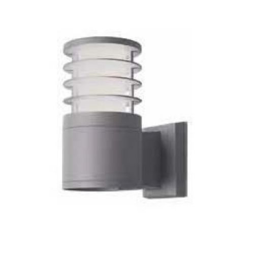Picture of Cylindrical Wall Sconce with Gray Shade 7044