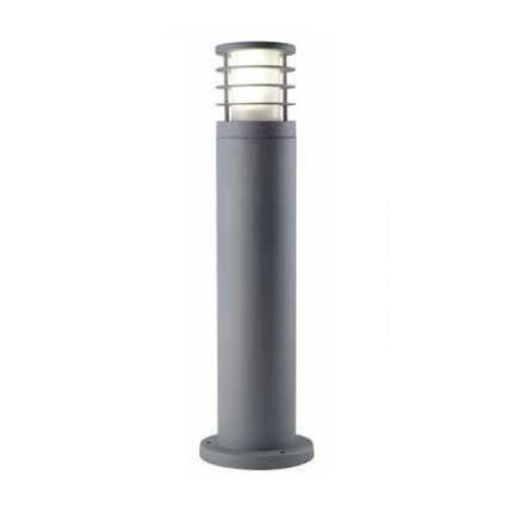 Picture of Cylindrical Column Floor Lamp with Gray Shade 7047-650