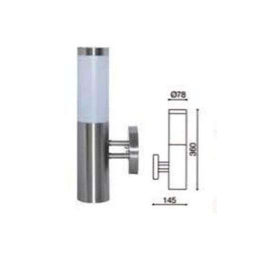 Picture of Cylindrical Wall Lamp Torch BT1003UP-SS