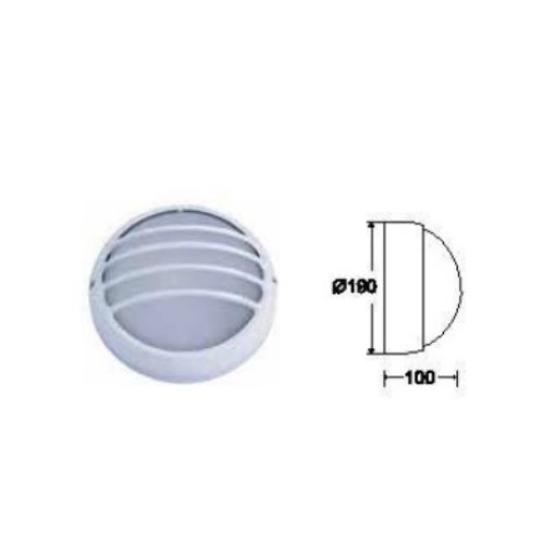 Picture of Wall-mounted Ceiling Light with Mesh Black BT2204S-B