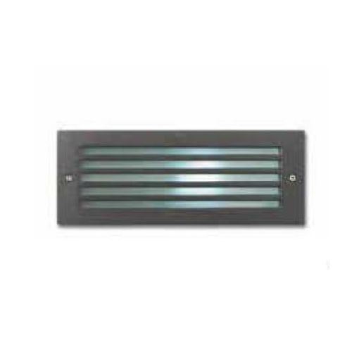 Picture of Recessed Rectangular Corridor Light with Grilles White