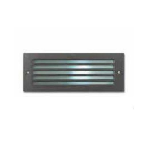 Picture of Recessed Rectangular Corridor Light with Rust Grilles