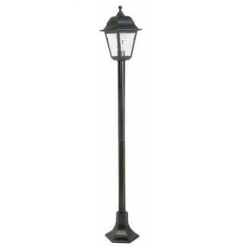 Picture of Four-Sided Column Floor Lamp Black P11117SJ2-B-1