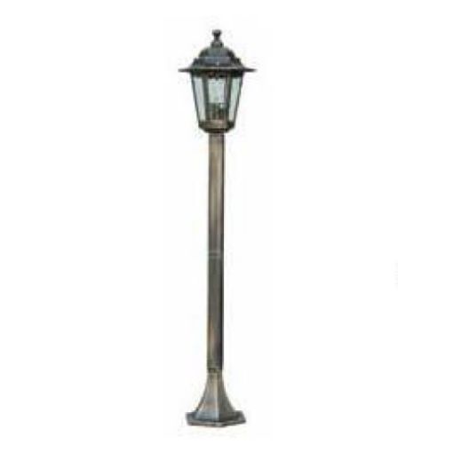 Picture of Six-Sided Column Floor Lamp Black 11123SJ-B